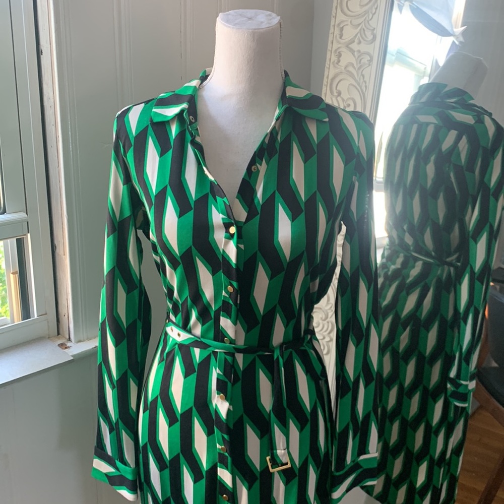 DIANE VON FURSTENBERG Silk Knee-Length Dress - Picture 5 of 15